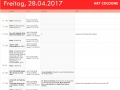 Freitag, 28.04.2017